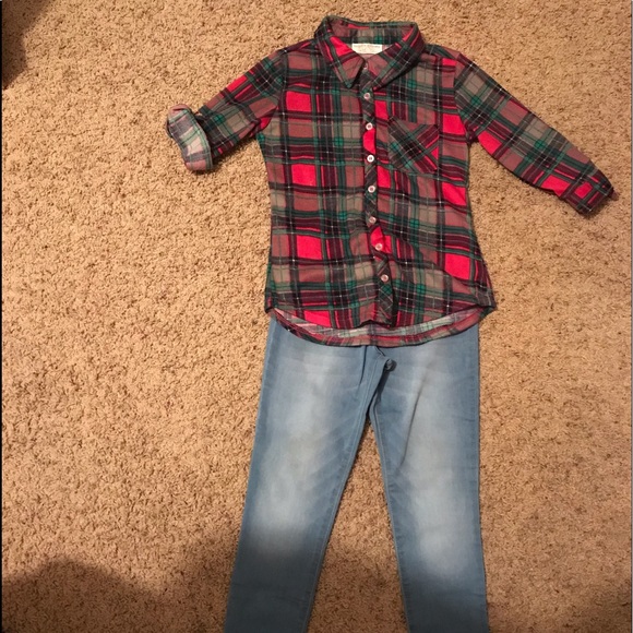 Little girls jeans and top - Picture 2 of 4